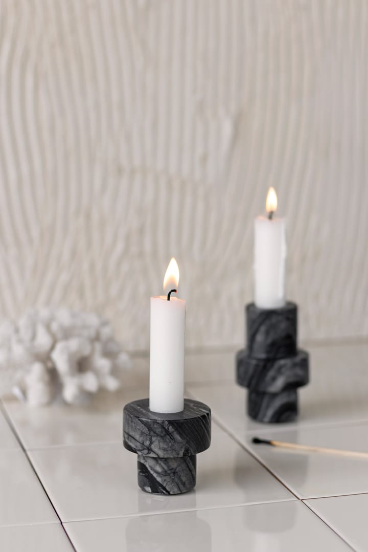 Marble キャンドルホルダー 5 cm, Grey Mette Ditmer | メッテ ディトマー