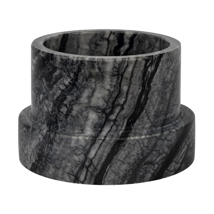 Marble ブロックキャンドル用キャンドルホルダー 6.5 cm - Black-Grey - Mette Ditmer | メッテ ディトマー