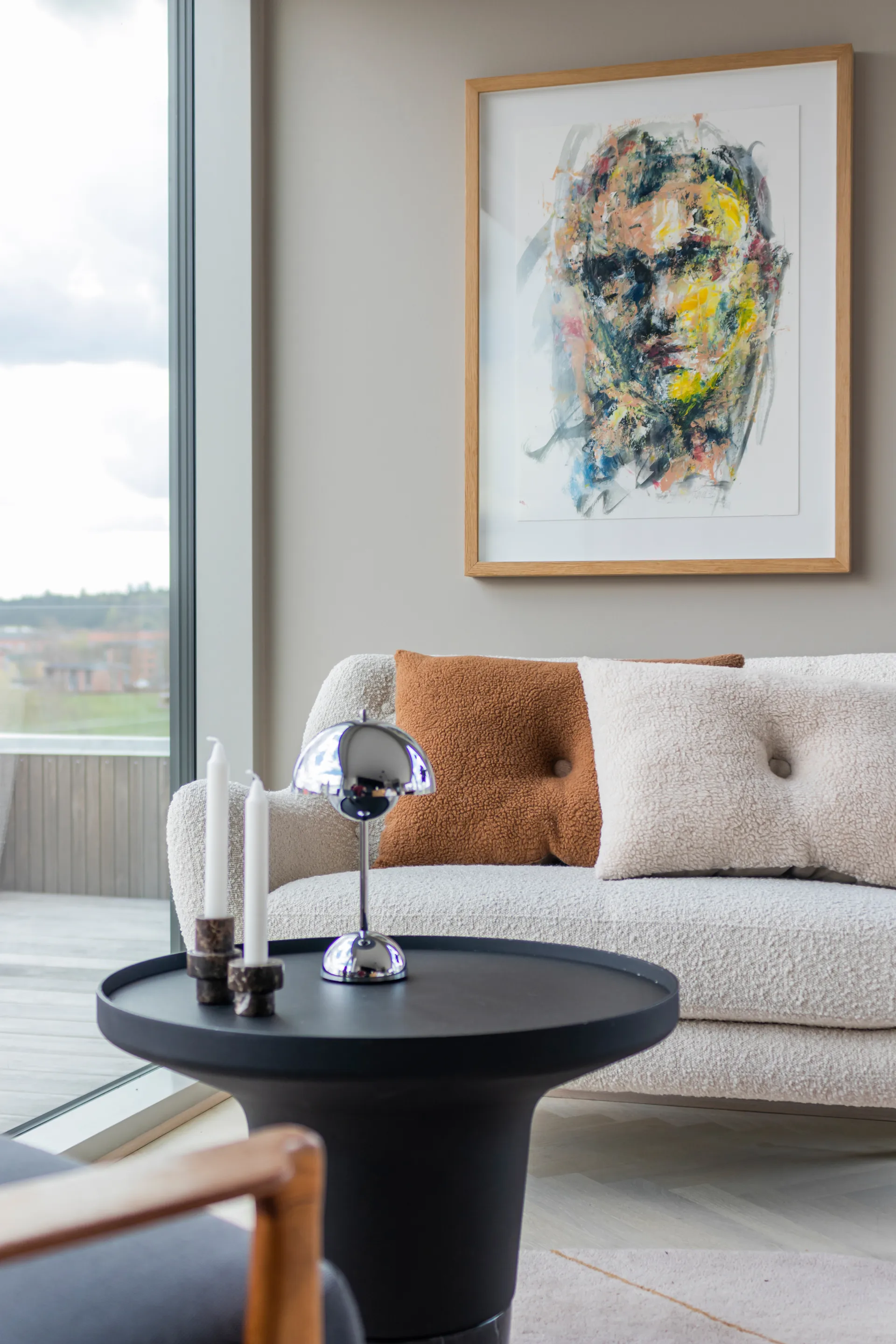 Marble キャンドルホルダー 8.5 cm, Brown Mette Ditmer | メッテ ディトマー