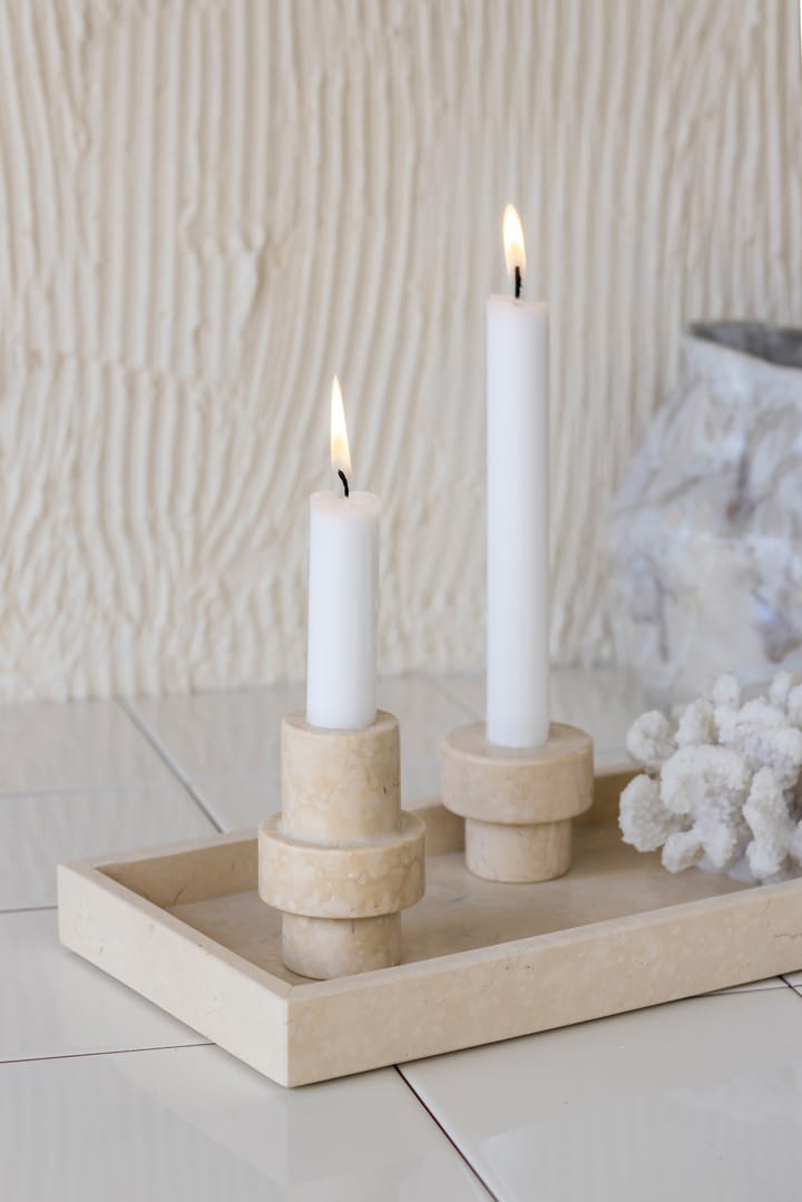 Marble キャンドルホルダー 8.5 cm, Sand Mette Ditmer | メッテ ディトマー