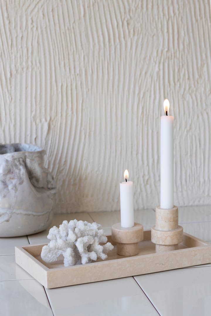 Marble キャンドルホルダー 8.5 cm, Sand Mette Ditmer | メッテ ディトマー