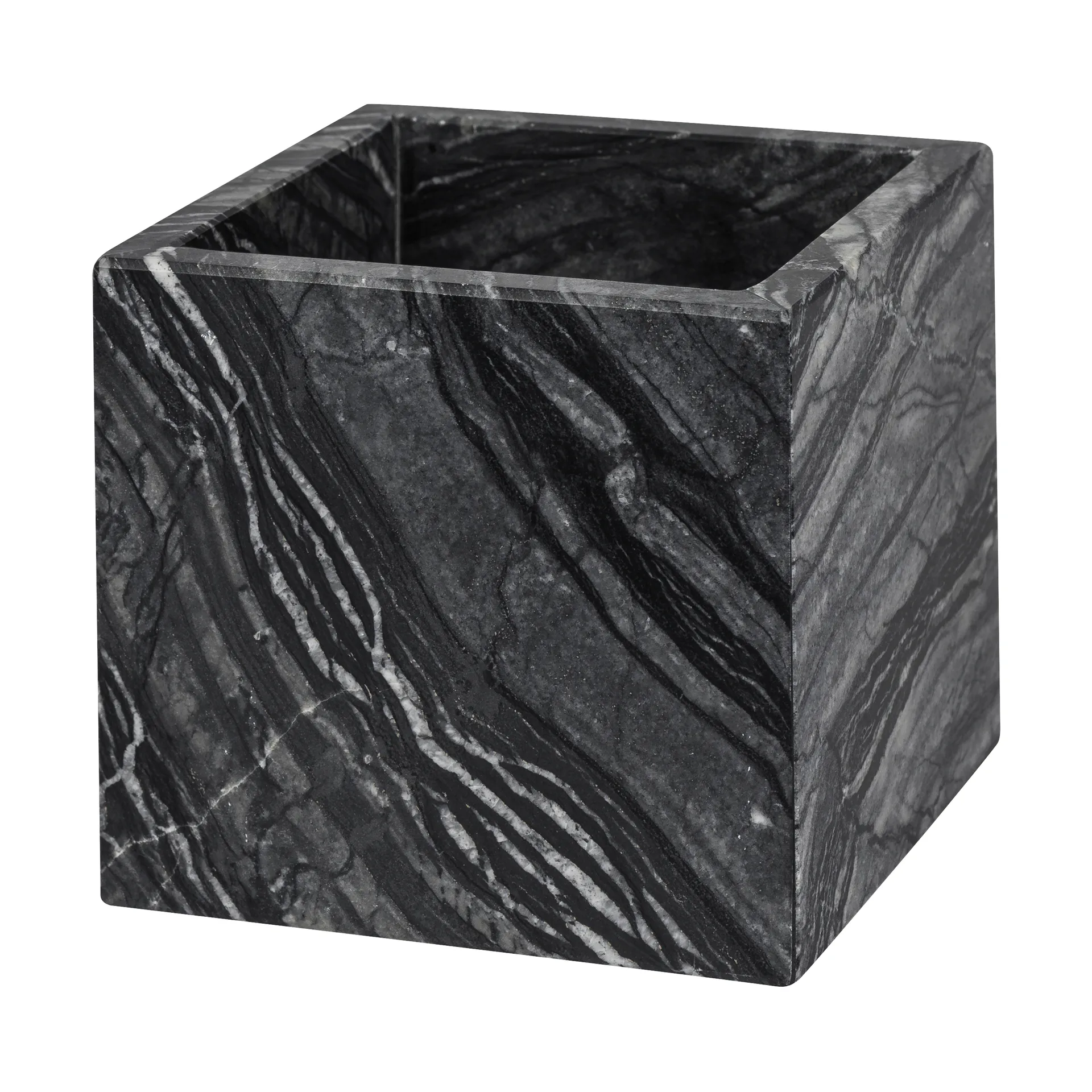 Marble キューブ 8.5x8.5 cm, Black-grey Mette Ditmer | メッテ ディトマー