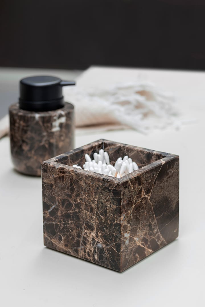 Marble キューブ 8.5x8.5 cm, Brown Mette Ditmer | メッテ ディトマー