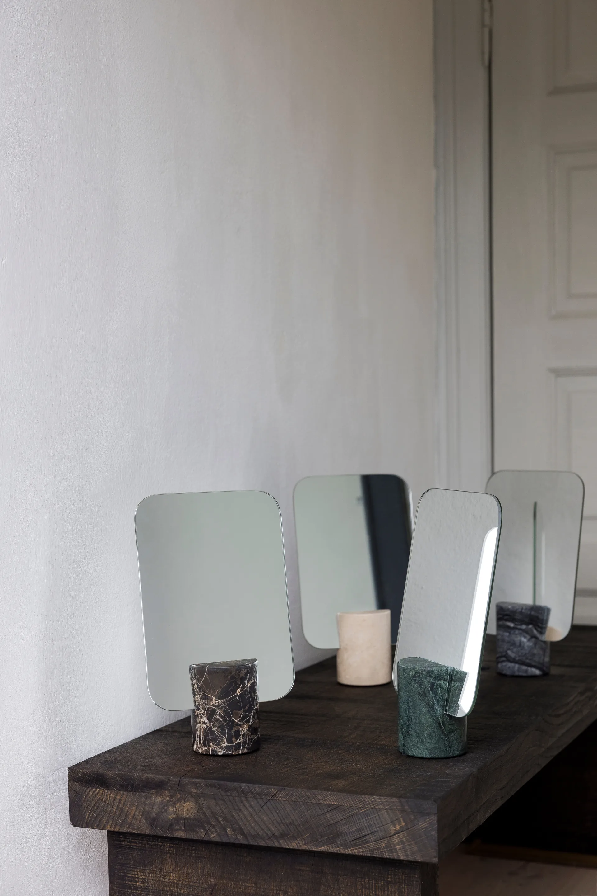 Marble バニティミラー, Black-grey, 30 cm Mette Ditmer | メッテ ディトマー