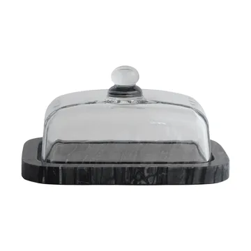 Marble バターケース - Black-Grey (black-grey), 14x19.5x10.5 cm - Mette Ditmer | メッテ ディトマー