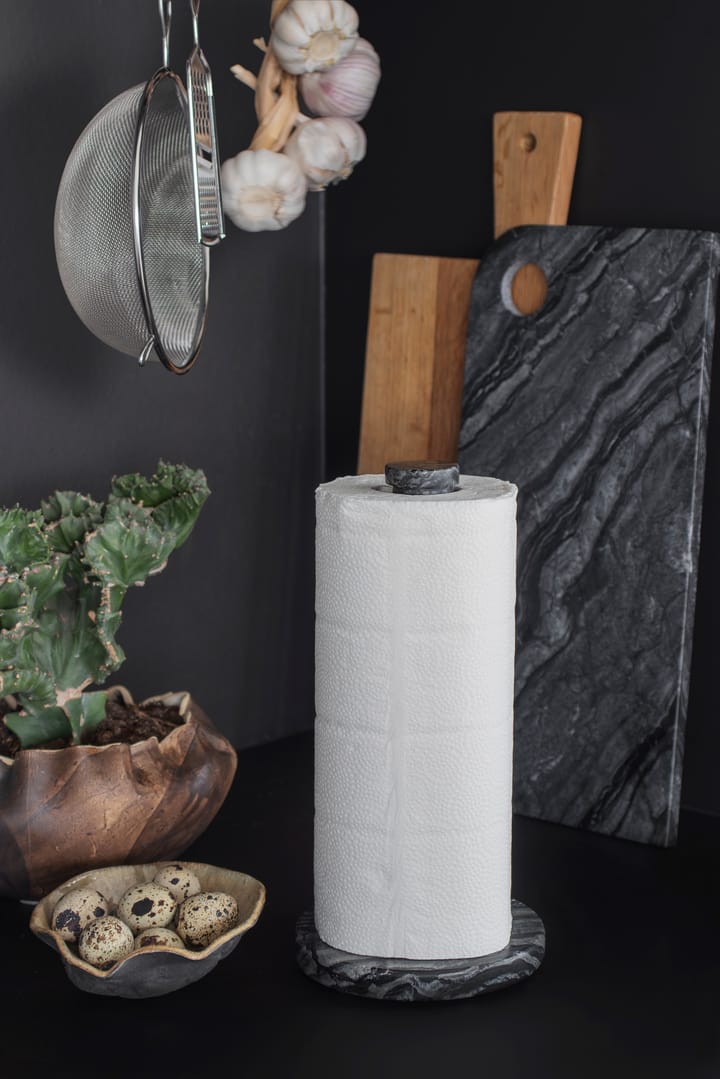 Marble キッチンペーパーホルダー, Black-grey Mette Ditmer | メッテ ディトマー