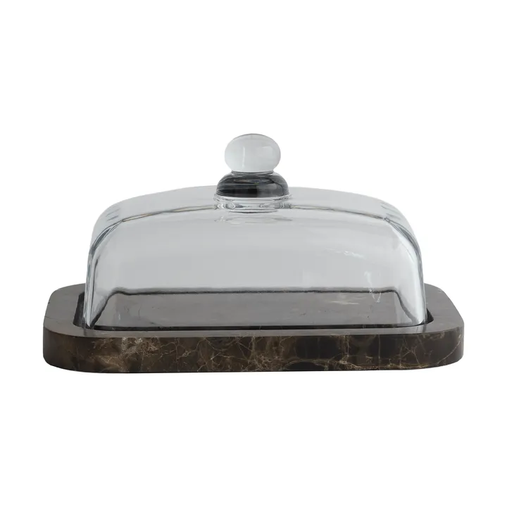 Marble バターケース - Brown (brown), 14x19.5x10.5 cm - Mette Ditmer | メッテ ディトマー