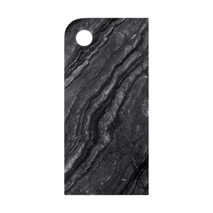 Marble サービングトレイ large 18x38 cm - Black-grey - Mette Ditmer | メッテ ディトマー