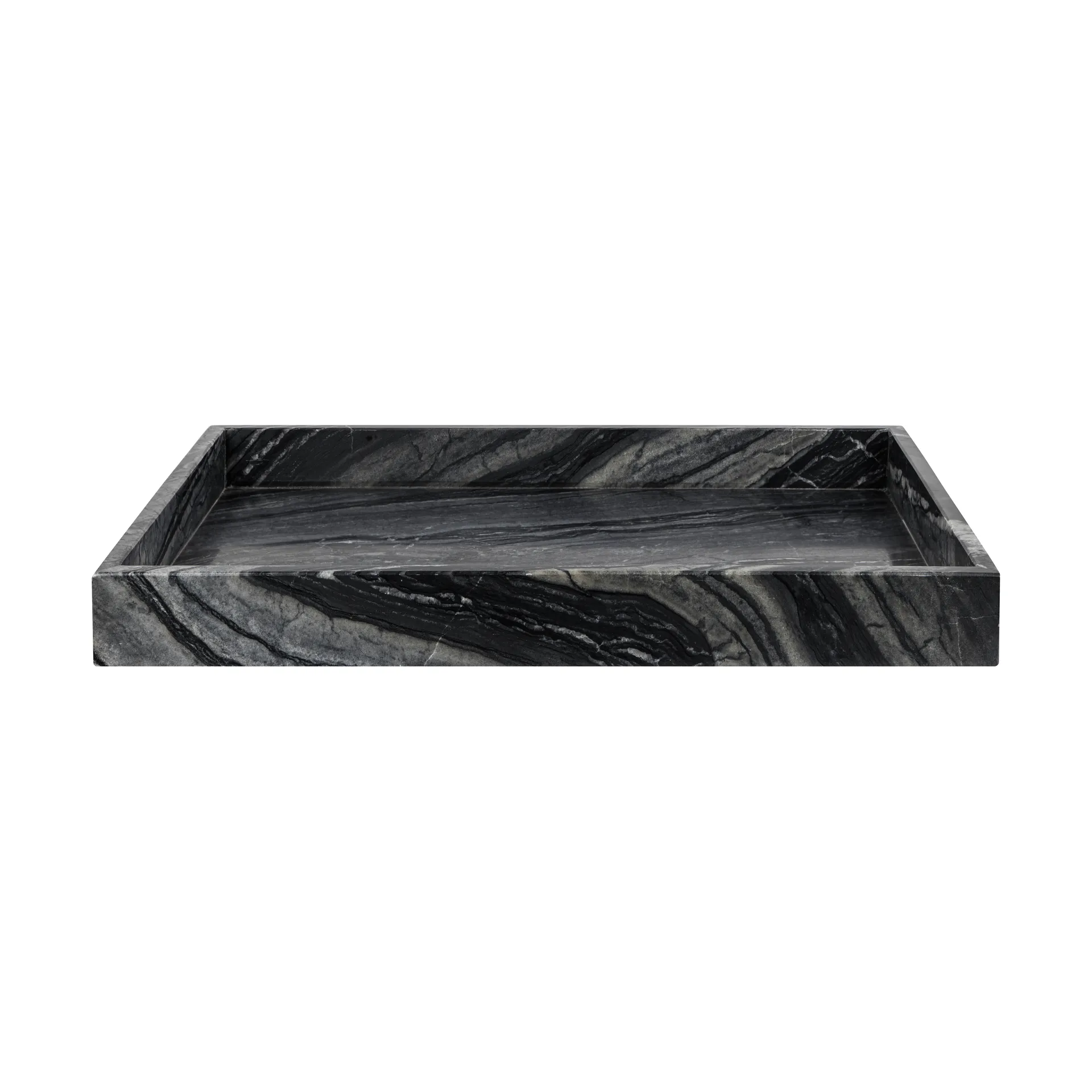 Marble デコレーショントレイ large 30x40 cm, Black-grey Mette Ditmer | メッテ ディトマー