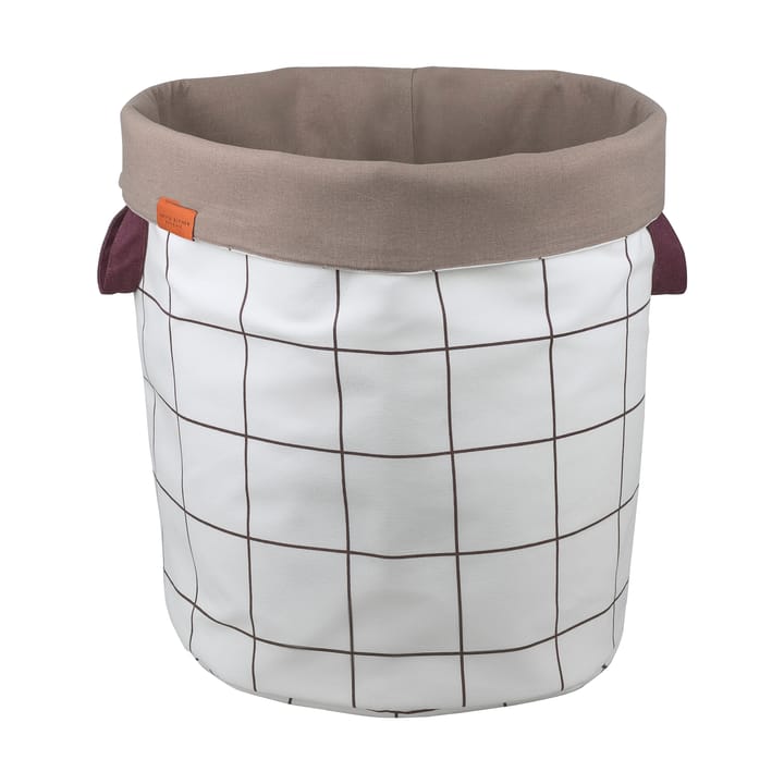 Mesh ランドリーバスケット Ø40x50 cm - Brown-Off-white - Mette Ditmer | メッテ ディトマー