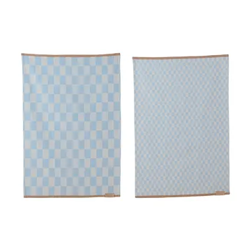 Mini-Max キッチンタオル 2枚組 - Blue (blue), 50x70 cm - Mette Ditmer | メッテ ディトマー