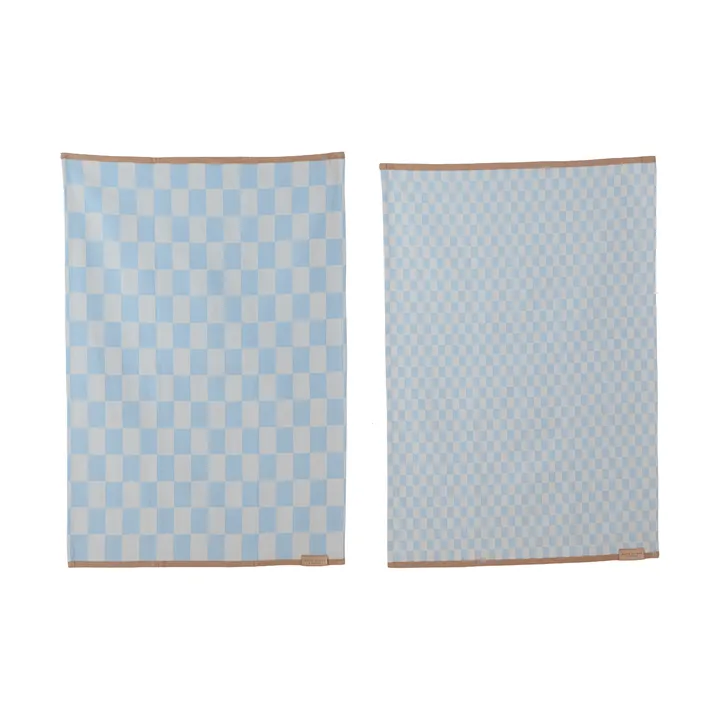 Mini-Max キッチンタオル 2枚組 - Blue (blue), 50x70 cm - Mette Ditmer | メッテ ディトマー