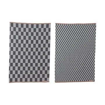 Mini-Max キッチンタオル 2枚組 - Grey (gray), 50x70 cm - Mette Ditmer | メッテ ディトマー