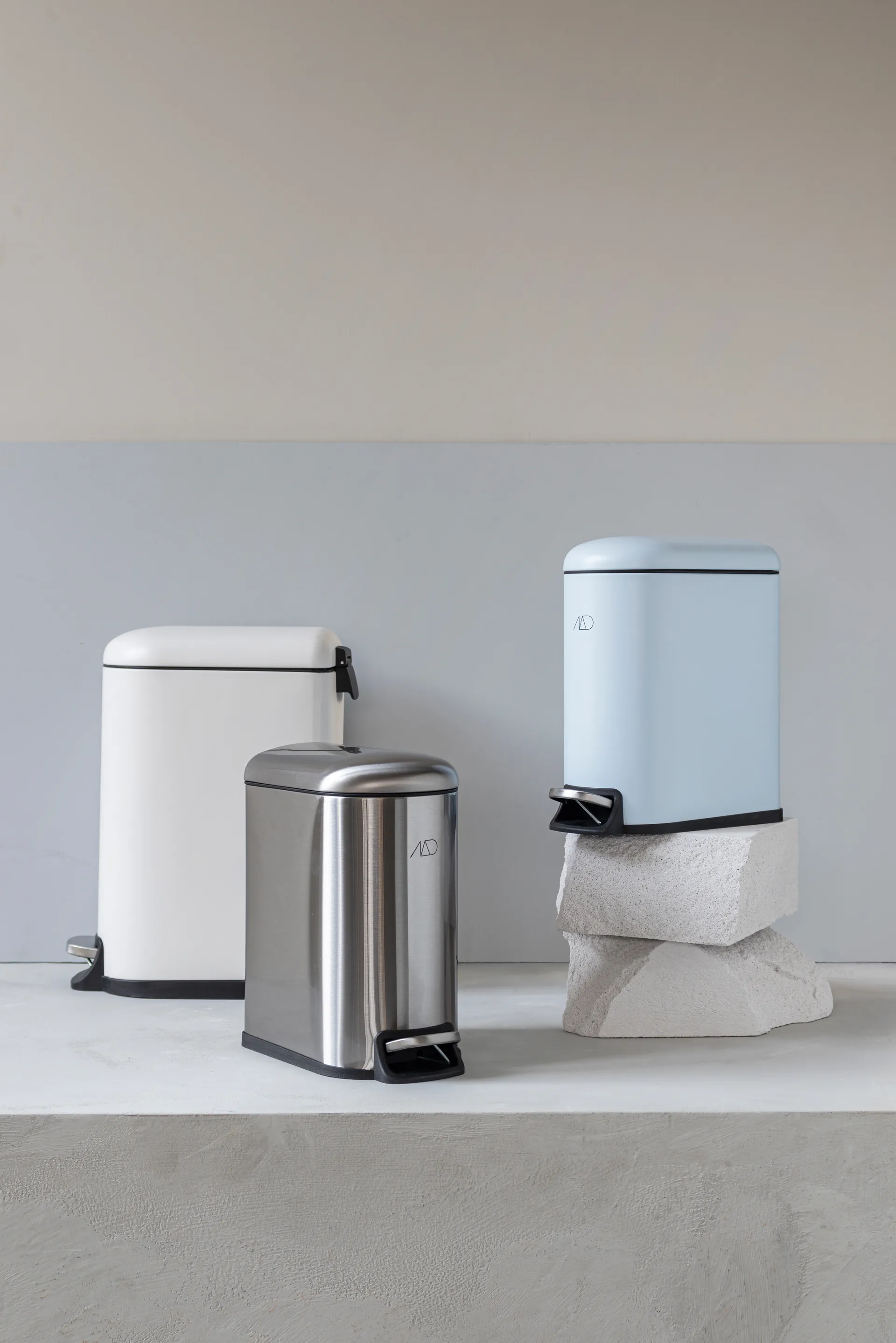 Mini-Walther ペダルビン ゴミ箱 5 L, Steel Mette Ditmer | メッテ ディトマー