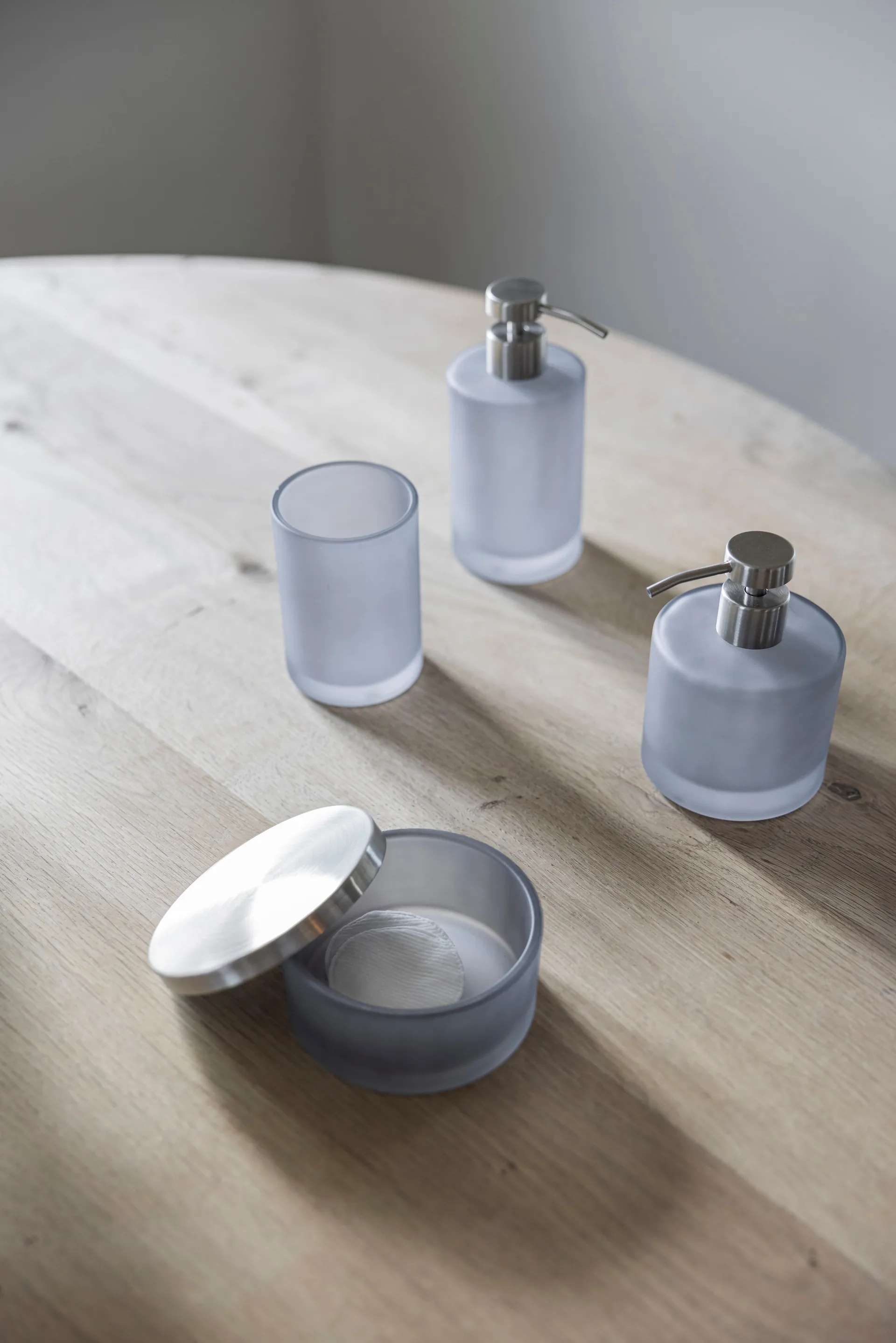 Modest 蓋つきジャー Ø10.5 cm, Dove blue Mette Ditmer | メッテ ディトマー