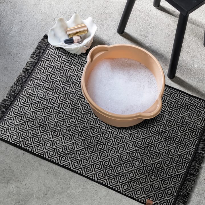 Morocco バスルームマット 50x80 cm, Black-white Mette Ditmer | メッテ ディトマー