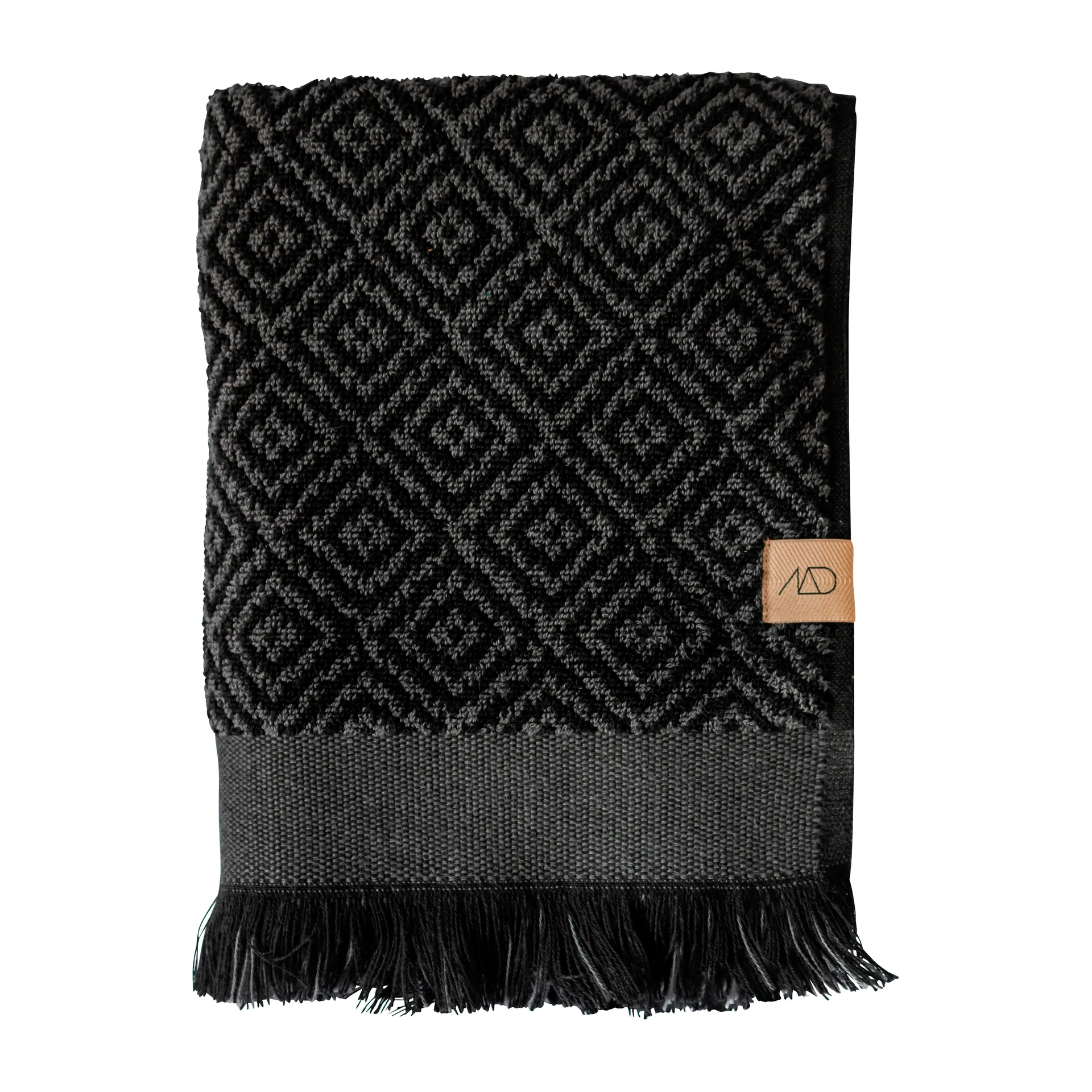 Morocco タオル 70x135 cm, Black-grey Mette Ditmer | メッテ ディトマー