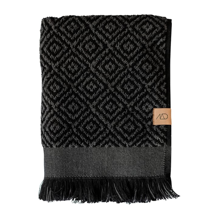 Morocco タオル 70x140 cm - Black-grey - Mette Ditmer | メッテ ディトマー