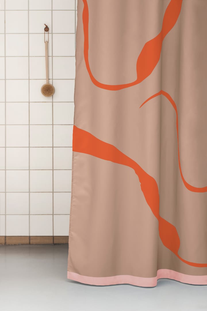 Nova Arte シャワーカーテン 150x200 cm, Latte-orange Mette Ditmer | メッテ ディトマー
