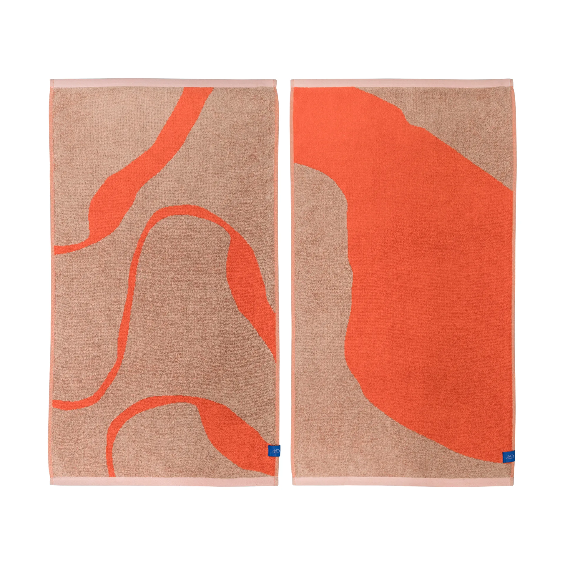 Nova Arte ゲストタオル 40x55 cm 2-pack, Latte-orange Mette Ditmer | メッテ ディトマー