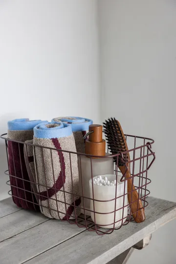 Nova Arte ゲストタオル 40x55 cm 2-pack - Wine-sand - Mette Ditmer | メッテ ディトマー