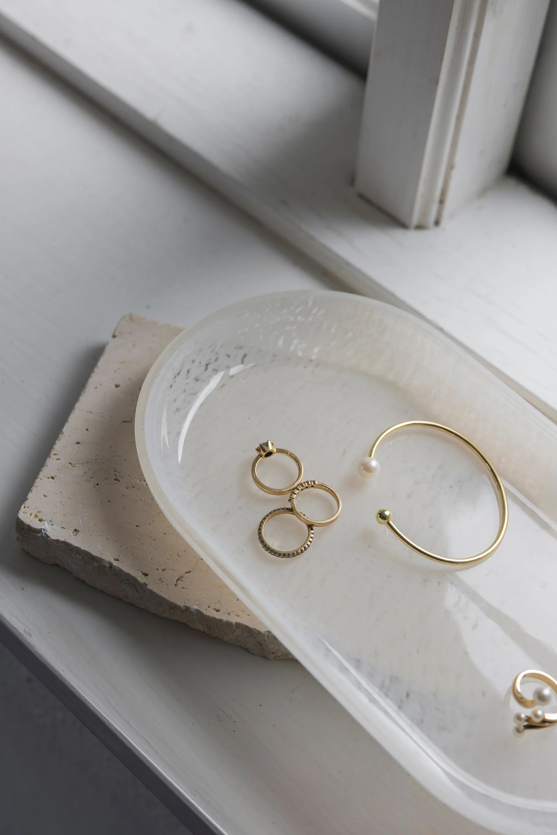 Opal トレイ, Linen, 14x25.5 cm Mette Ditmer | メッテ ディトマー