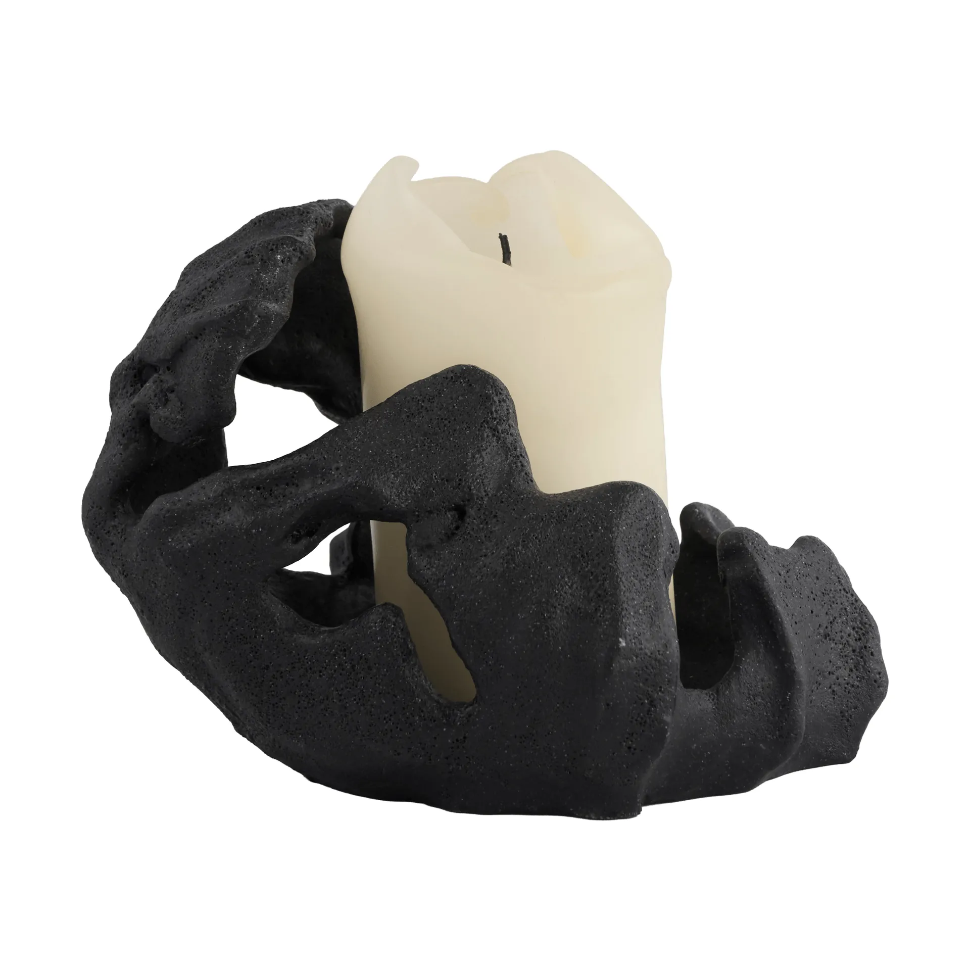 Reef キャンドルホルダー, Black, Ø16.5x13 cm Mette Ditmer | メッテ ディトマー