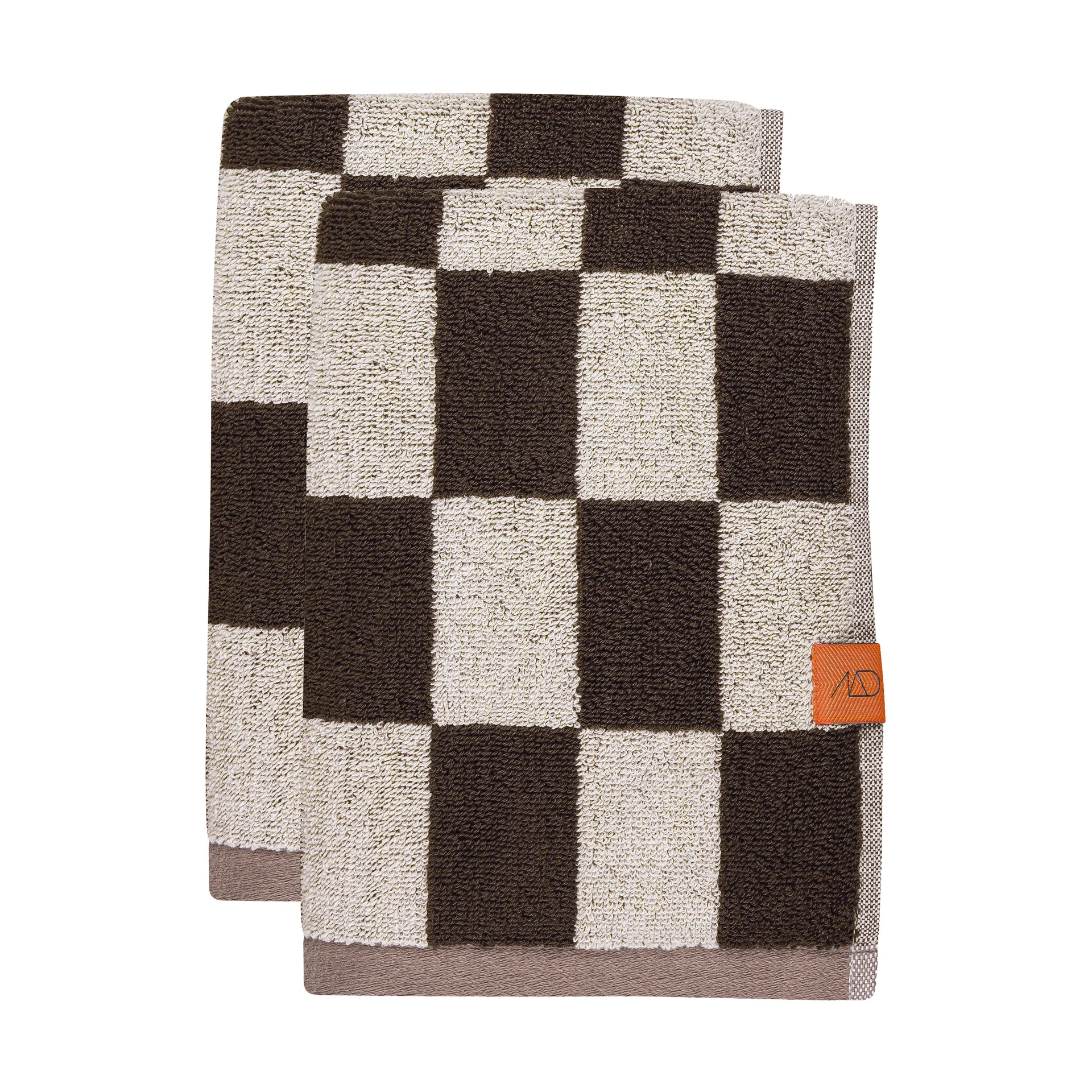 Retro ゲストタオル 40x55 cm 2枚セット, Chocolate Mette Ditmer | メッテ ディトマー
