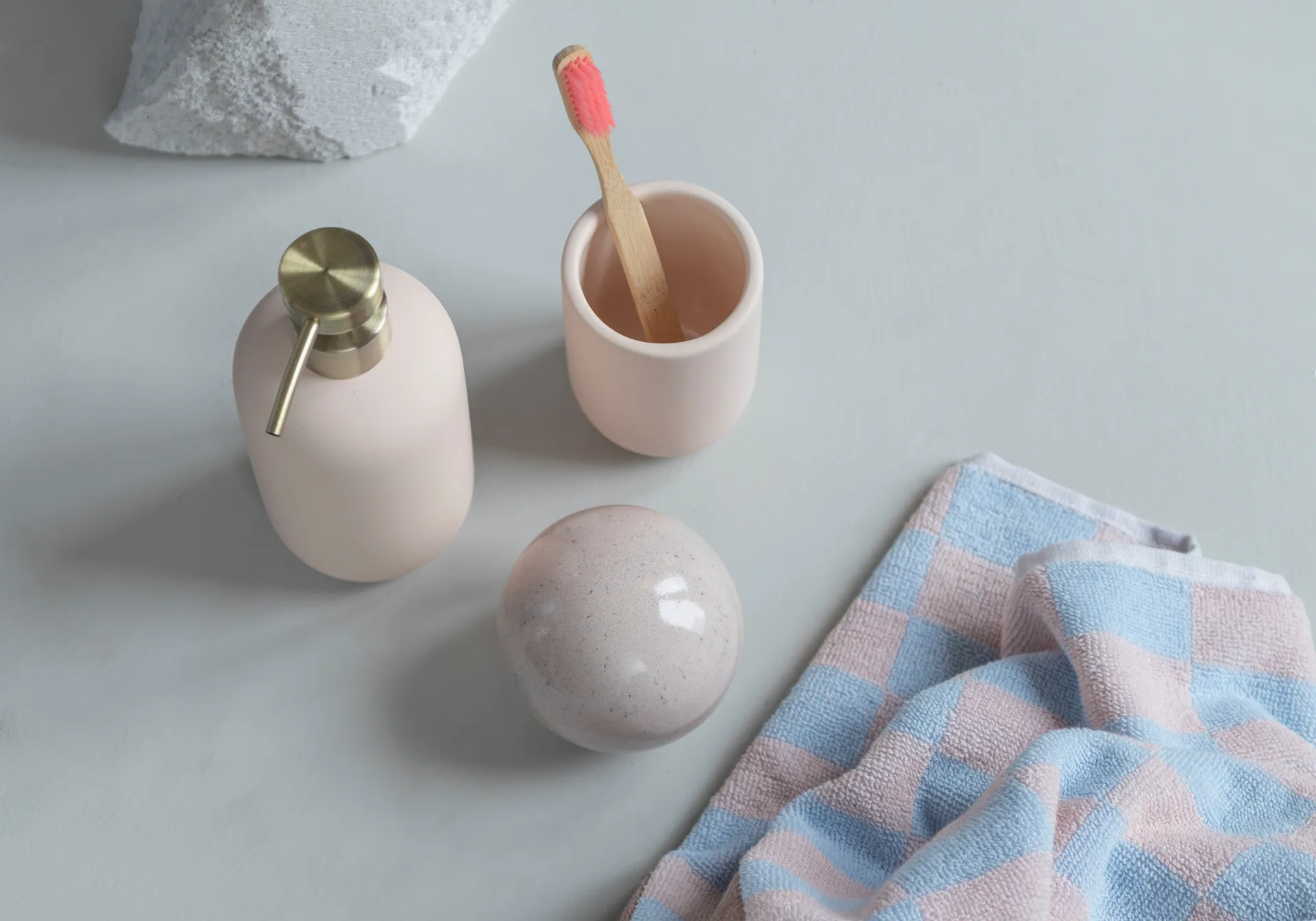 Retro ゲストタオル 40x55 cm 2枚セット, Light blue Mette Ditmer | メッテ ディトマー