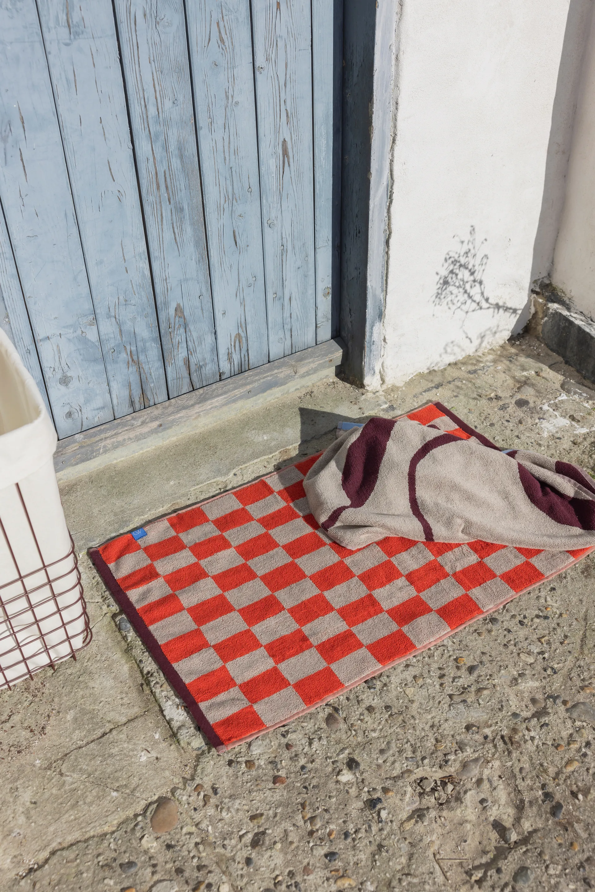 Retro バスルームマット 50x80 cm, Dark orange Mette Ditmer | メッテ ディトマー