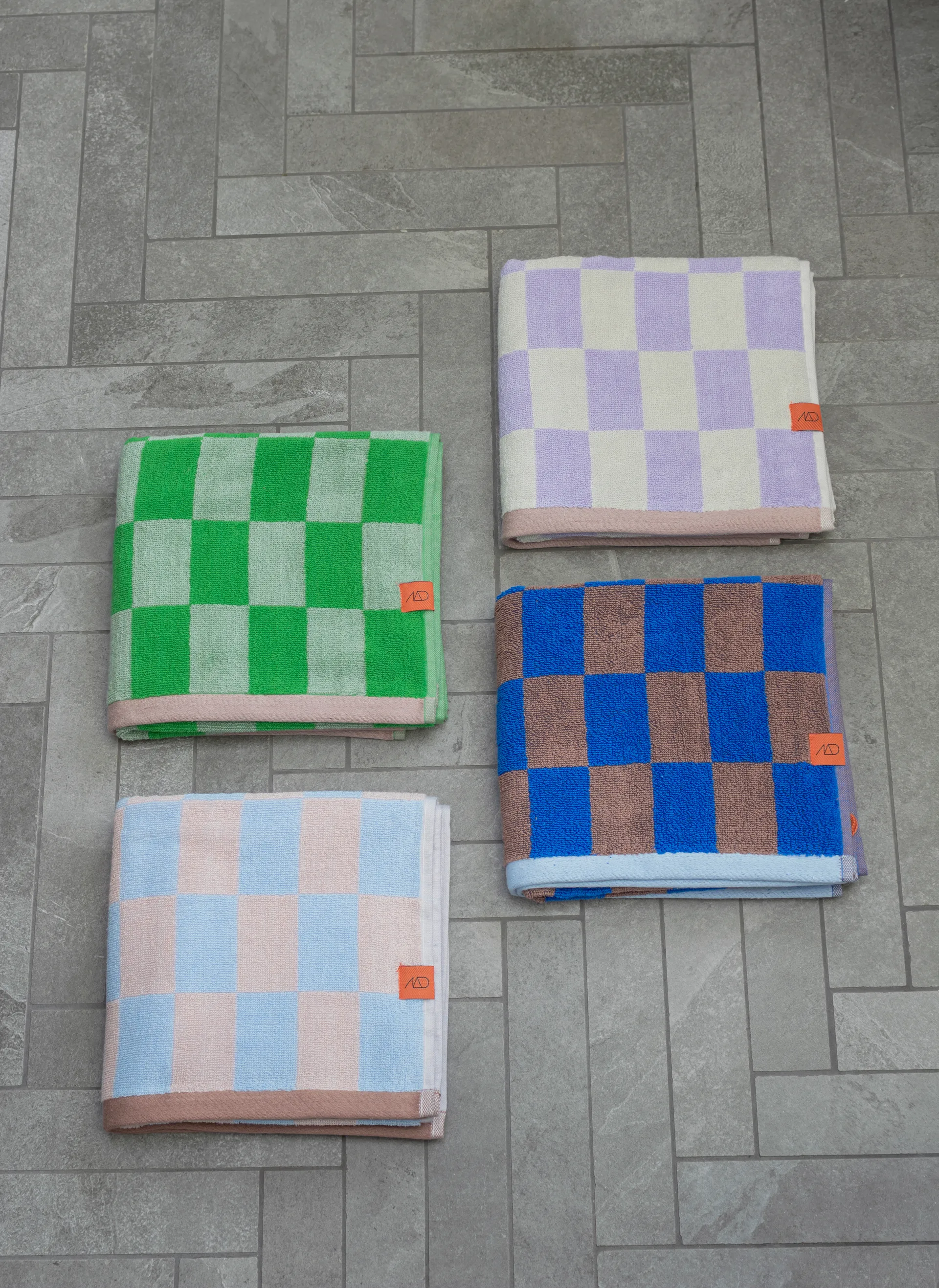 Retro タオル 70x133 cm, Cobalt Mette Ditmer | メッテ ディトマー