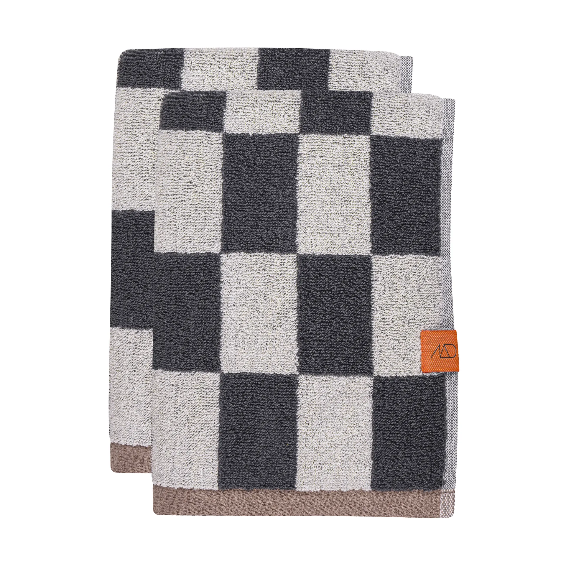 Retro タオル, Dark grey, 40x55 cm, 2-pack Mette Ditmer | メッテ ディトマー
