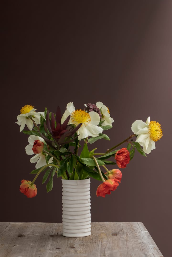 Ribbon 花瓶 large 20 cm, Off-white Mette Ditmer | メッテ ディトマー