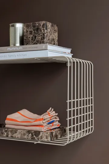 ワイヤーシェルフ - Sand, 31x70x26 cm - Mette Ditmer | メッテ ディトマー