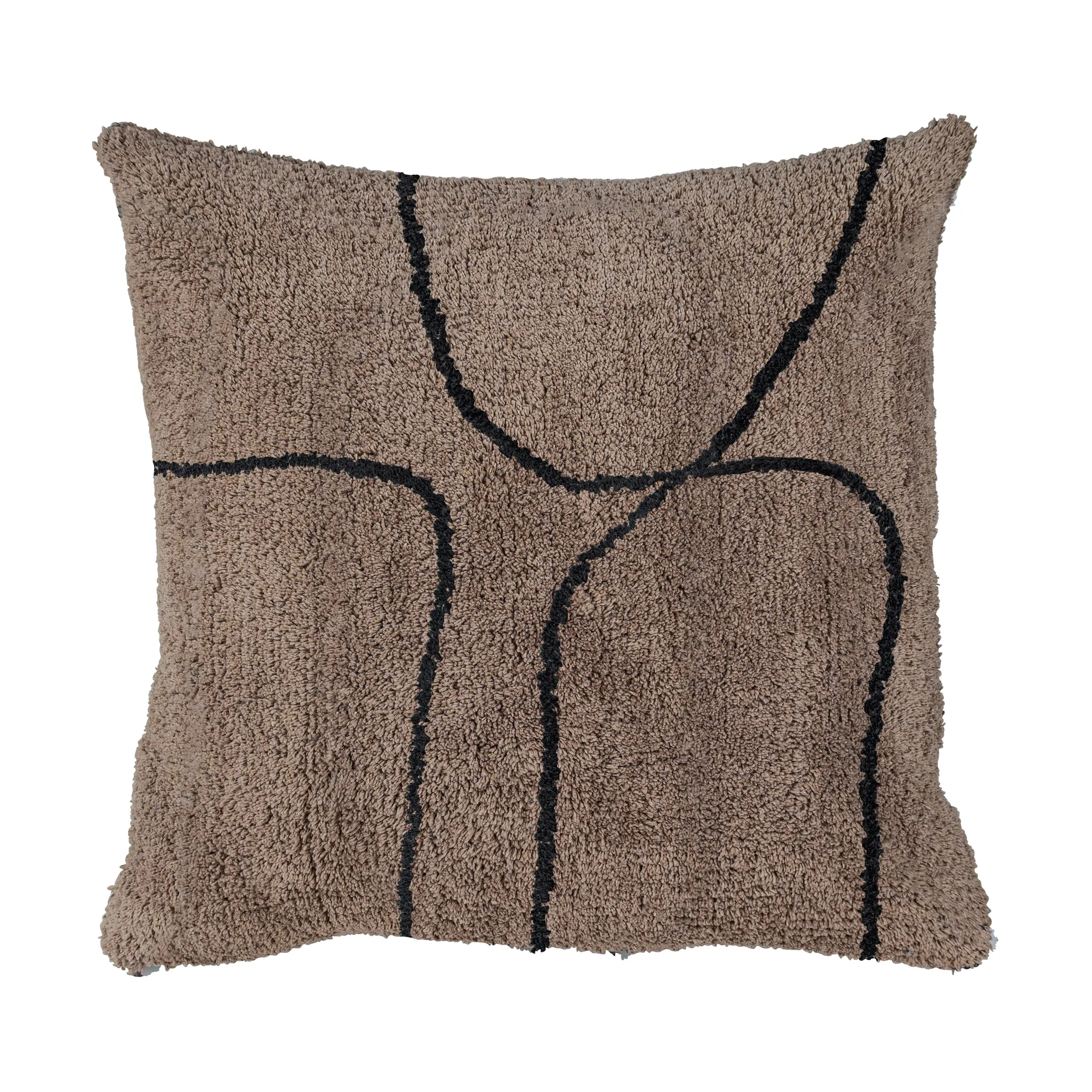 Shadow タフテッドラグ 50x50 cm, Brown Mette Ditmer | メッテ ディトマー