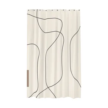 Shadow シャワーカーテン - White, 150x200 cm - Mette Ditmer | メッテ ディトマー