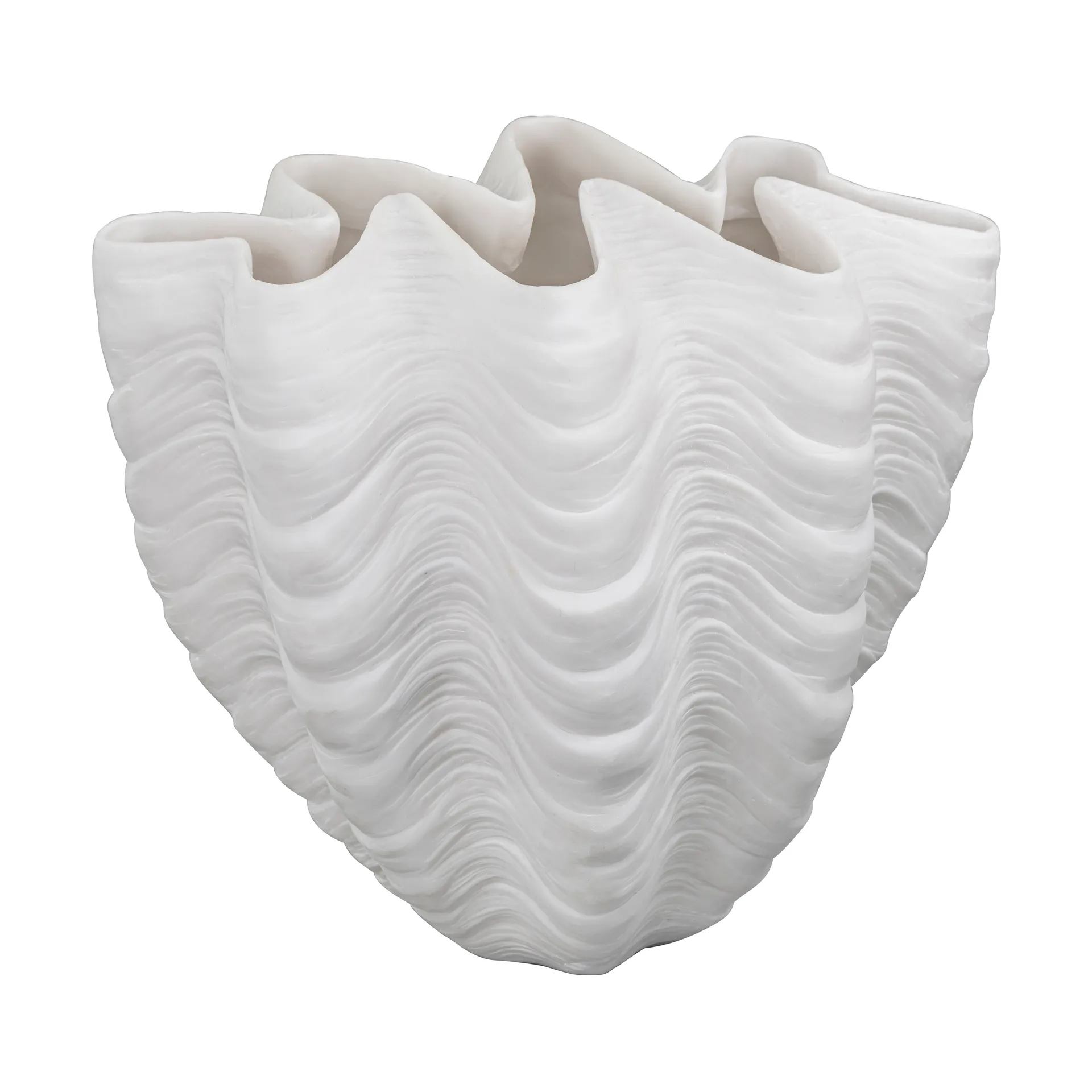 Shell 花瓶, Large, 30 cm, white Mette Ditmer | メッテ ディトマー