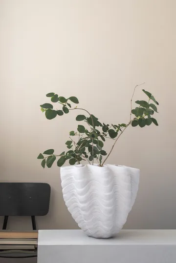 Shell 花瓶 - Large, 30 cm, white - Mette Ditmer | メッテ ディトマー