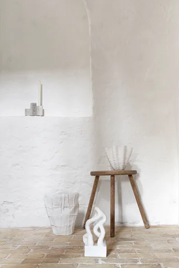 Shell 花瓶 - Small, 22 cm, white - Mette Ditmer | メッテ ディトマー