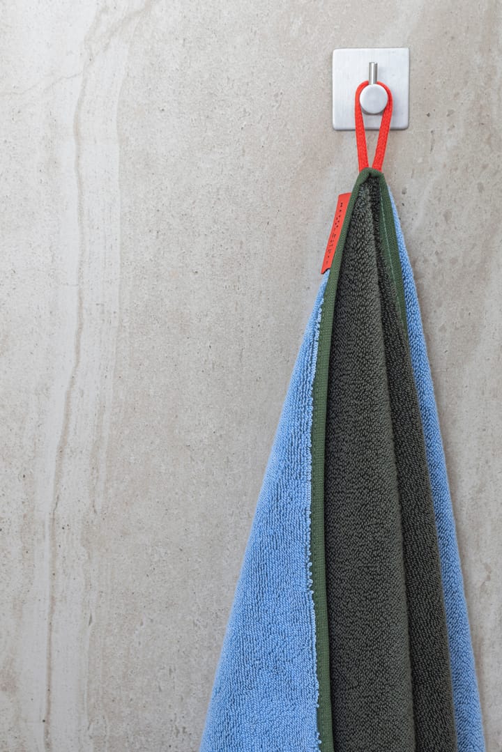 Soft バスタオル 70x133 cm, Dark olive-light blue Mette Ditmer | メッテ ディトマー