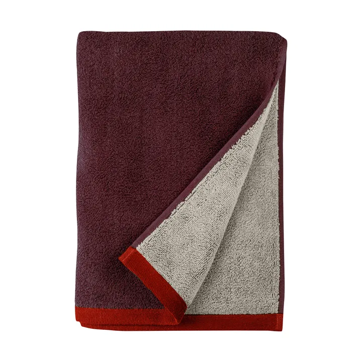 Soft バスタオル 70x133 cm - Grey-red, 70x133 cm - Mette Ditmer | メッテ ディトマー