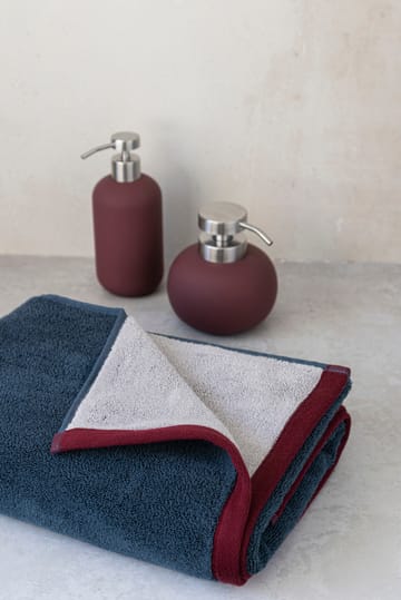Soft バスタオル 70x133 cm - Midnight blue-light grey - Mette Ditmer | メッテ ディトマー