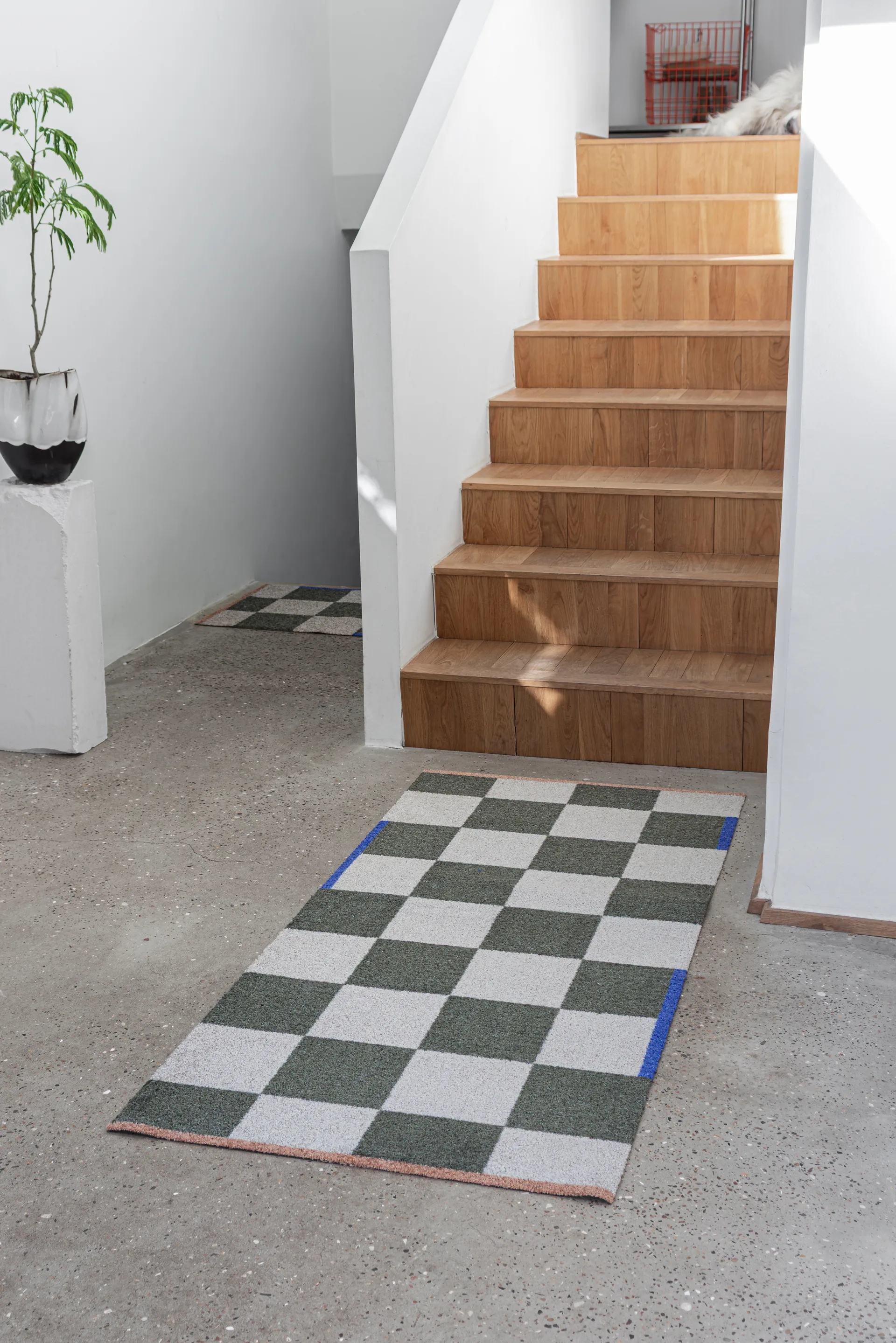 Square オールラウンドラグ L, Dark olive Mette Ditmer | メッテ ディトマー