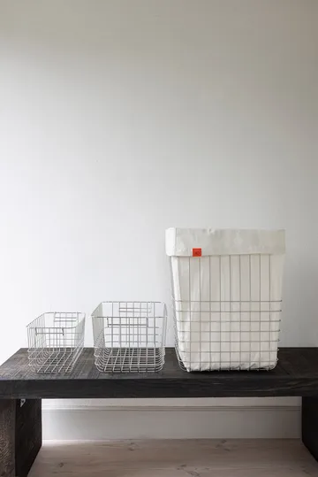 Store-it 収納バスケット ＆ コットンバッグ L - Chrome - Mette Ditmer | メッテ ディトマー