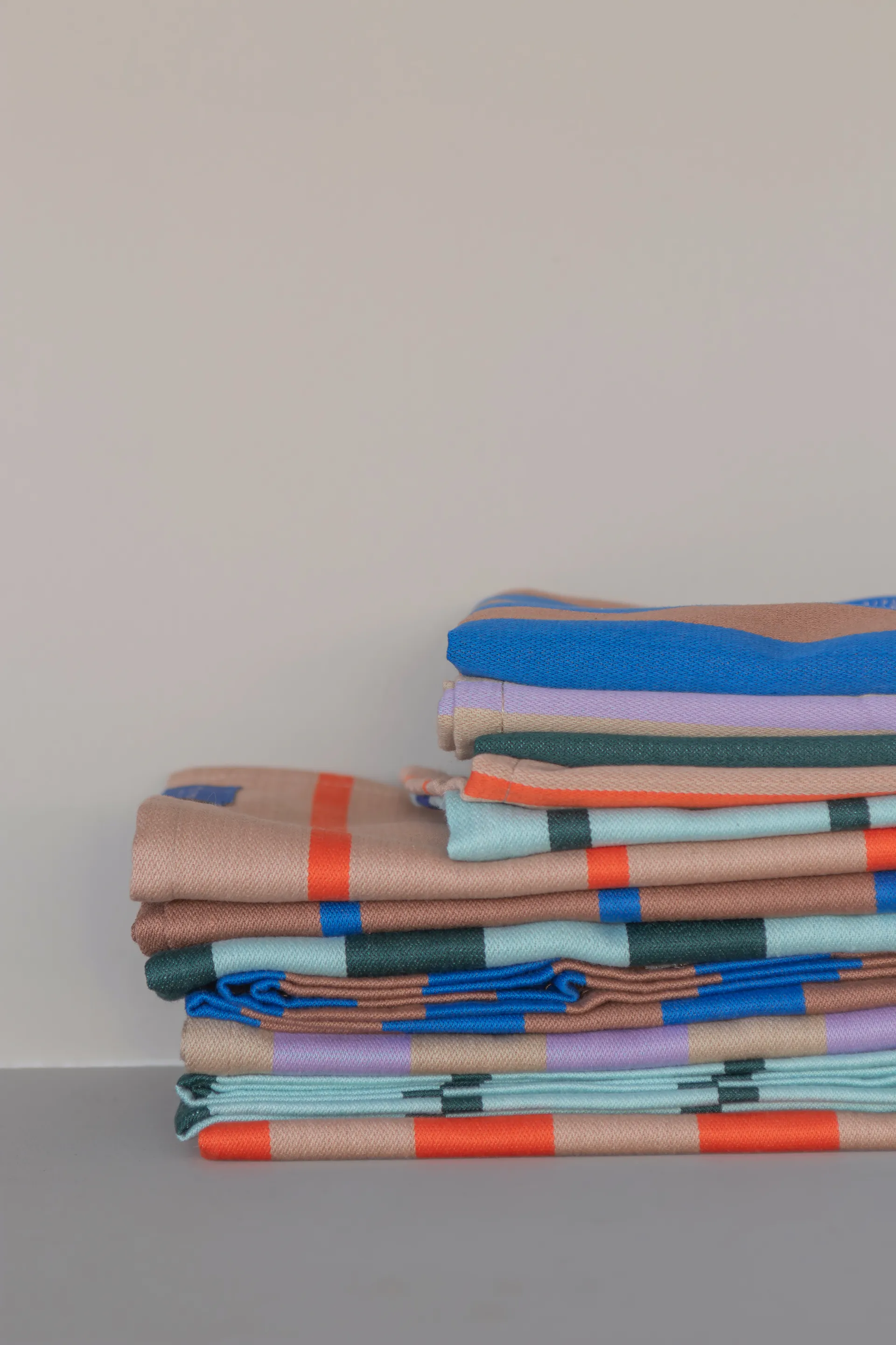 Stripes ディッシュクロス 33x33 cm 2枚セット, Blush Mette Ditmer | メッテ ディトマー