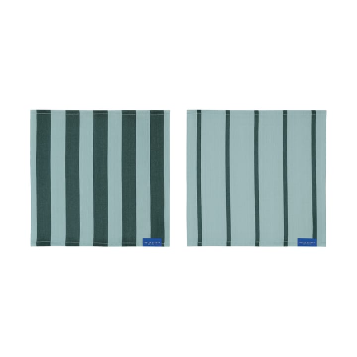 Stripes ディッシュクロス 33x33 cm 2枚セット - Mint - Mette Ditmer | メッテ ディトマー
