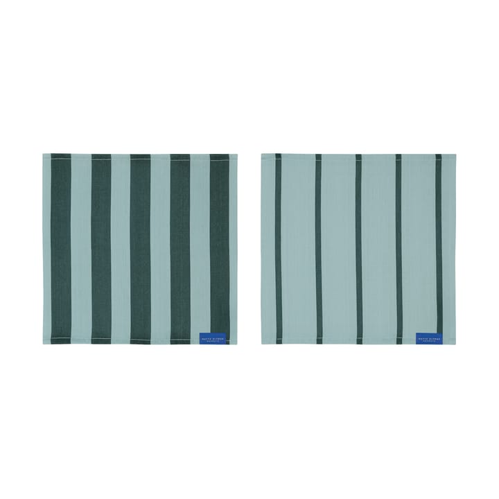 Stripes ディッシュクロス 33x33 cm 2枚セット - Mint - Mette Ditmer | メッテ ディトマー