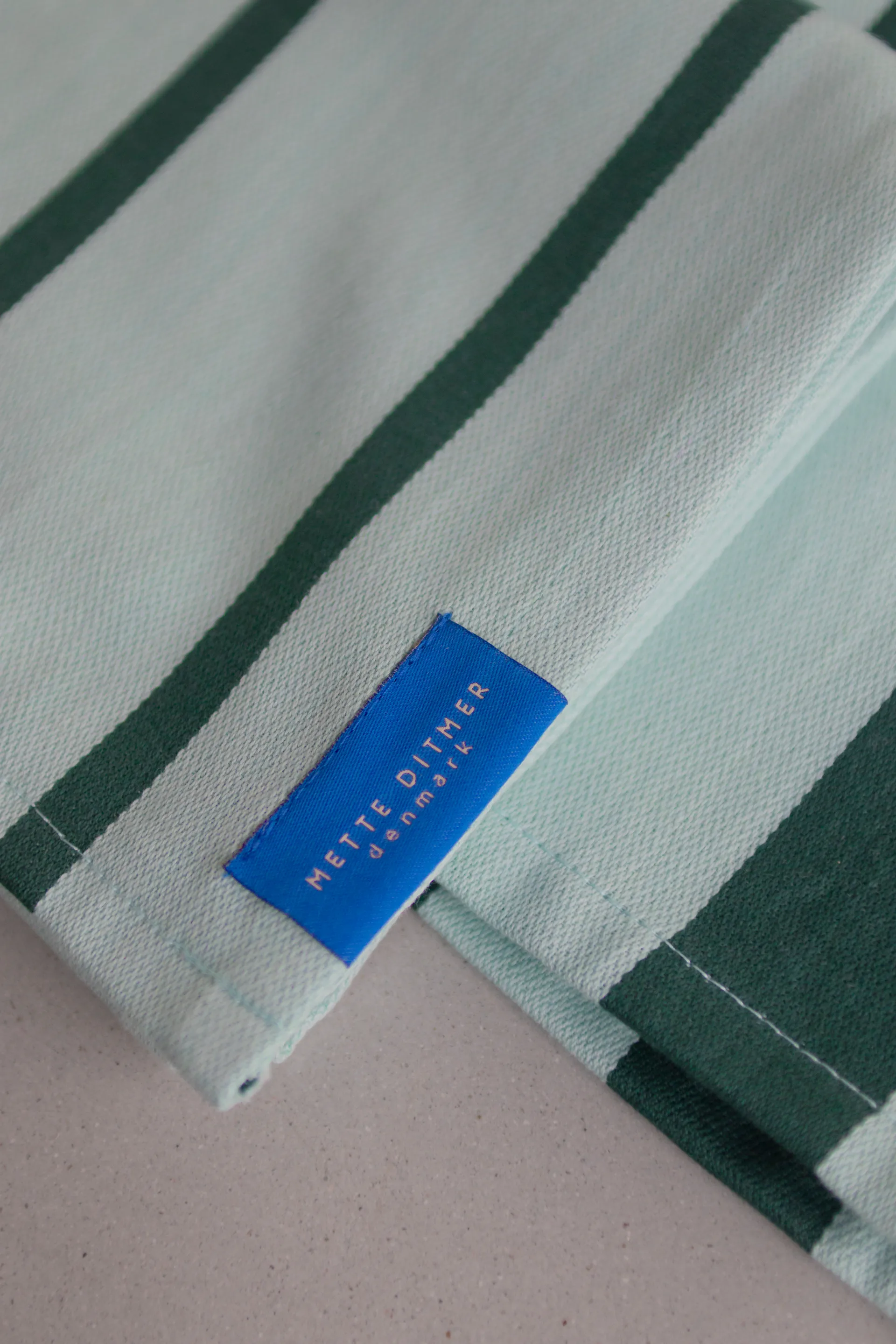 Stripes ディッシュクロス 33x33 cm 2枚セット, Mint Mette Ditmer | メッテ ディトマー