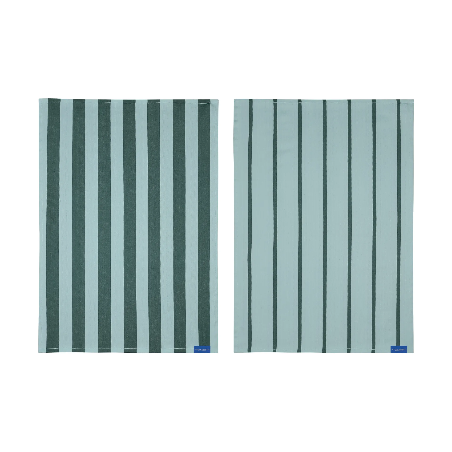 Stripes キッチンタオル 50x70 cm 2枚セット, Mint Mette Ditmer | メッテ ディトマー