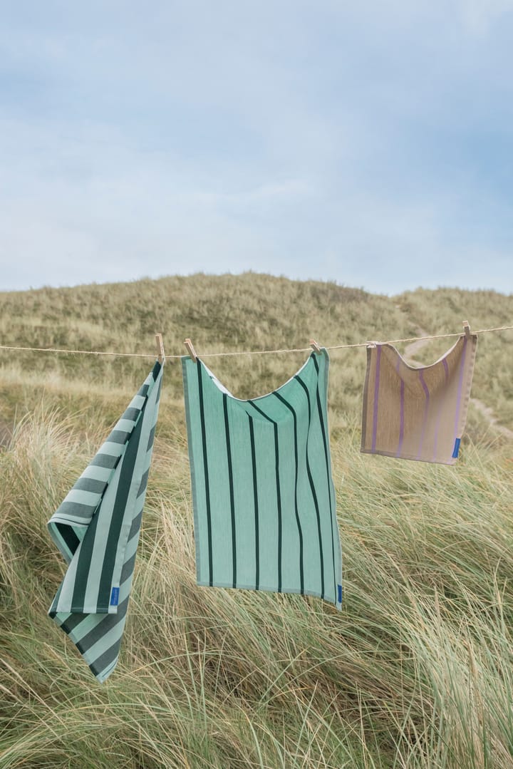 Stripes キッチンタオル 50x70 cm 2枚セット, Mint Mette Ditmer | メッテ ディトマー